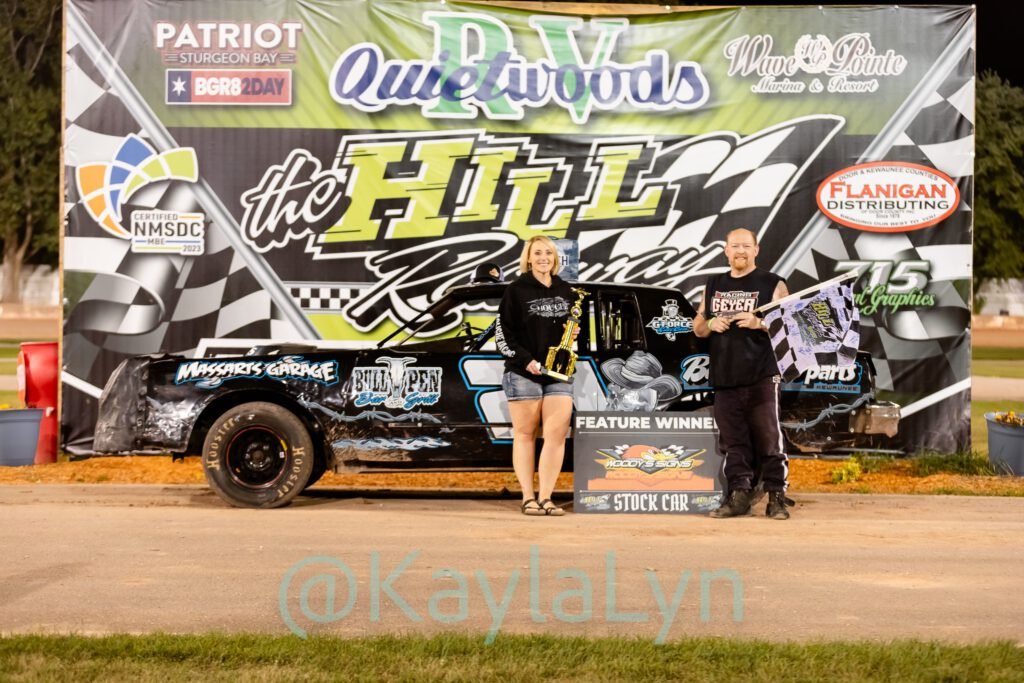 Dave & Michelle Bouche in victory lane